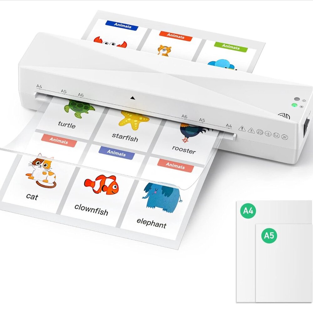 Svantto A4 Laminator || 9 inch Mini White